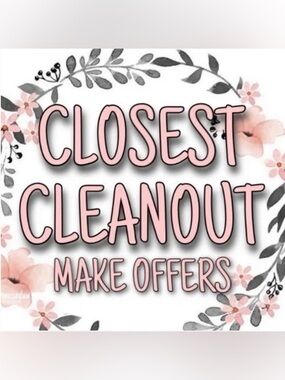 Closet Cleanout!! Don’t like the price, make me an offer!!